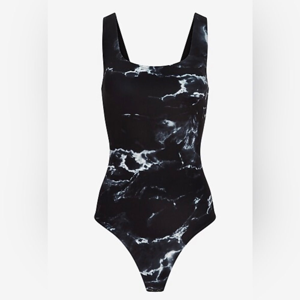 NWOT Express Marbled Body Contour Body Suit